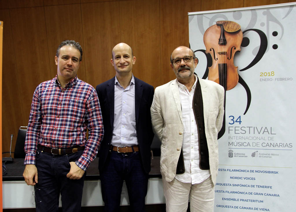 El maestro Guillermo García Clavo y el pianista Alexi Volodin ensalzan la calidad de la Sinfónica de Tenerife